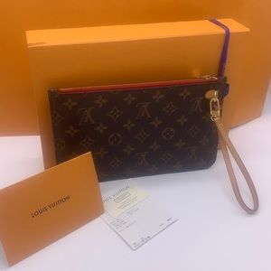 Authentic Louis Vuitton Neverfull Wristlet